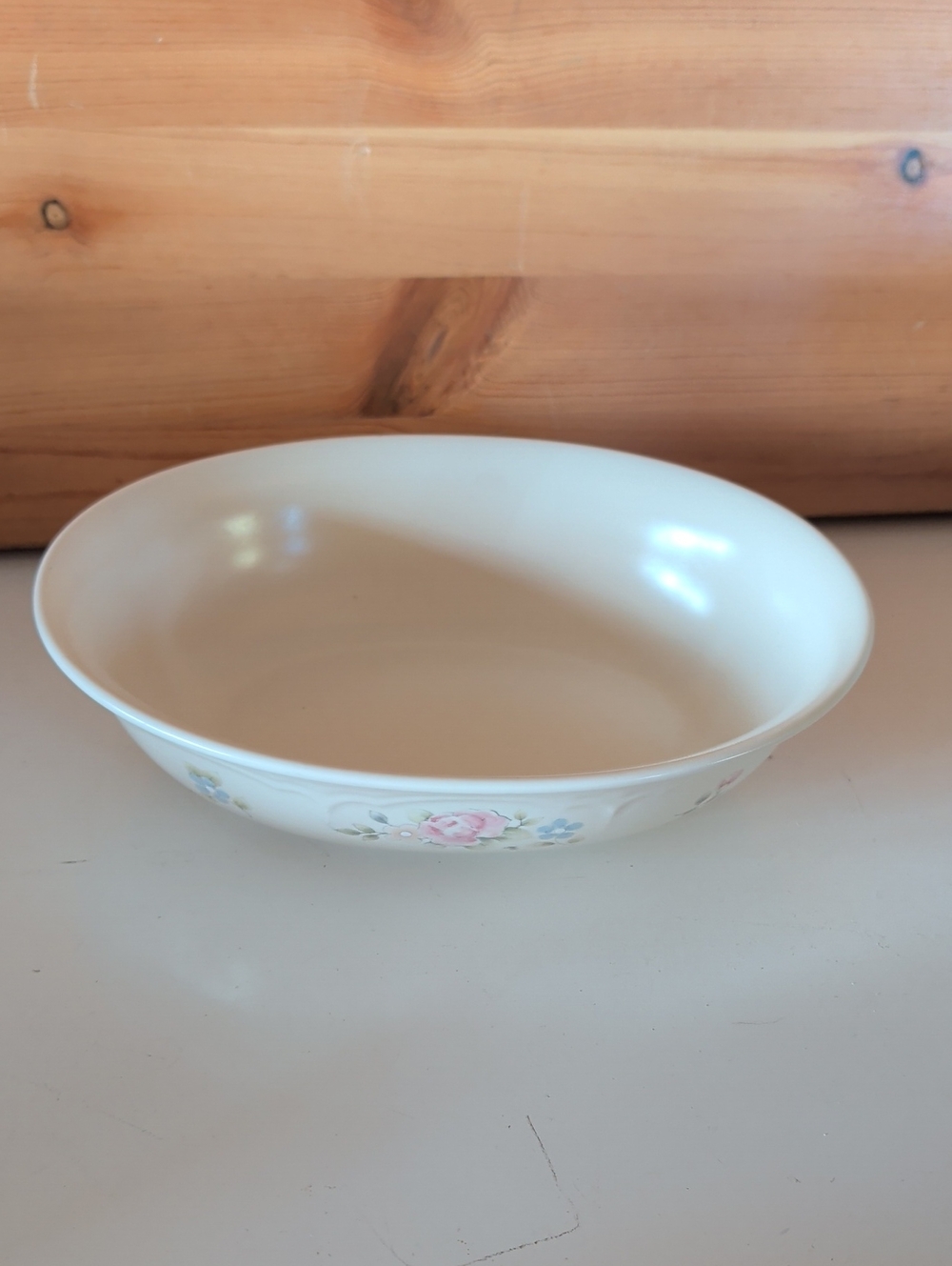 Pflaltzgraff Tea Rose, Oval Serving Bowl. USA 🌟🌟🌟